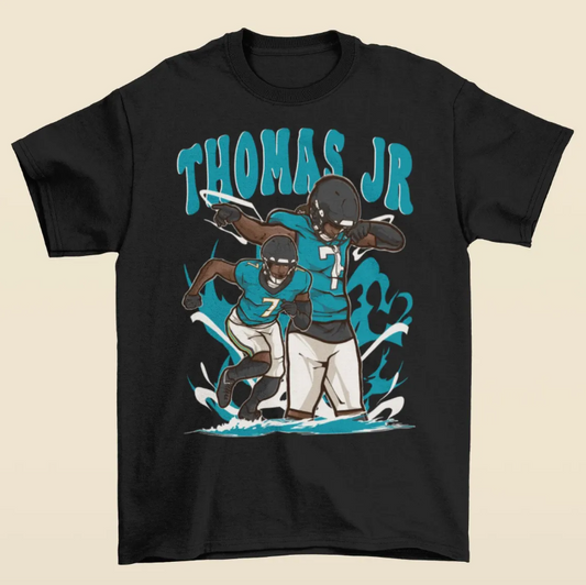 Brian Thomas Jr Cartoon Style Jacksonville Football T-Shirt