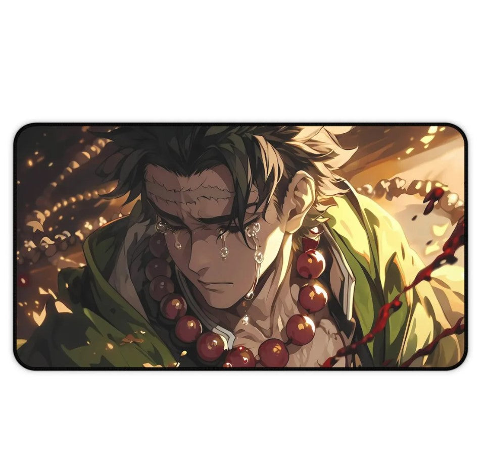 Anime Demon Slayer Gyomei Himejima Desk Mat, Mouse Pad, Choose Size