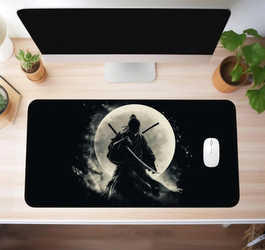 Ninja Warrior Desk mat, Anime Desk Mat, XXL Gaming Desk Mat, Anime desk Decor, Gift for Anime lover, Choose Size