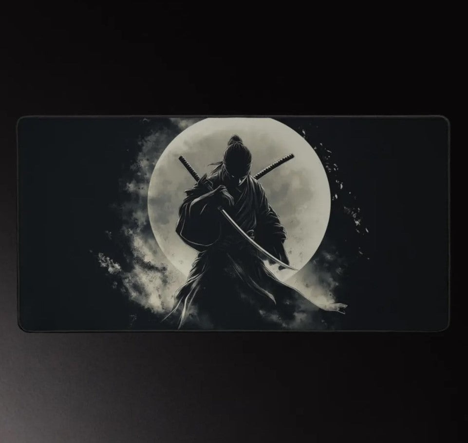 Ninja Warrior Desk mat, Anime Desk Mat, XXL Gaming Desk Mat, Anime desk Decor, Gift for Anime lover, Choose Size