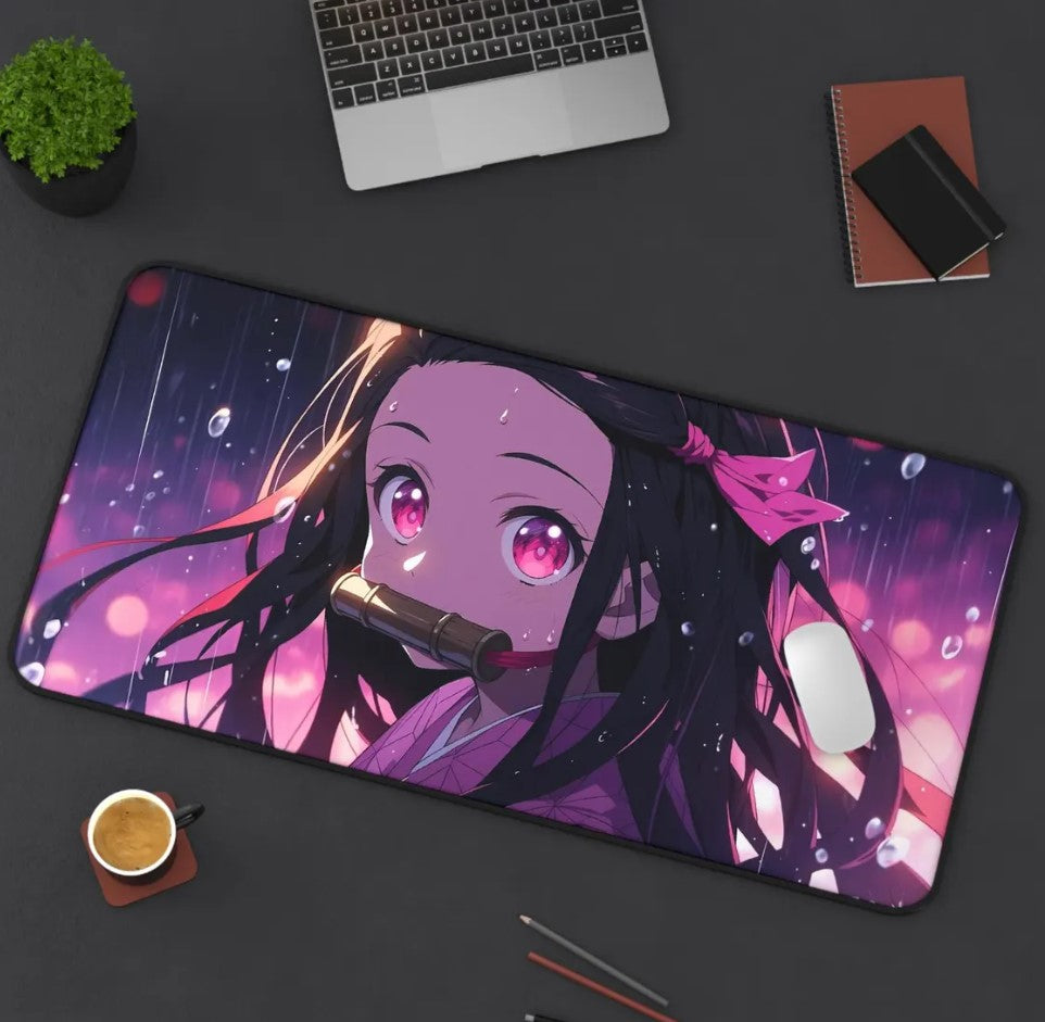 Anime Demon Slayer Nezuko Desk Mat, Mouse Pad, Choose Size