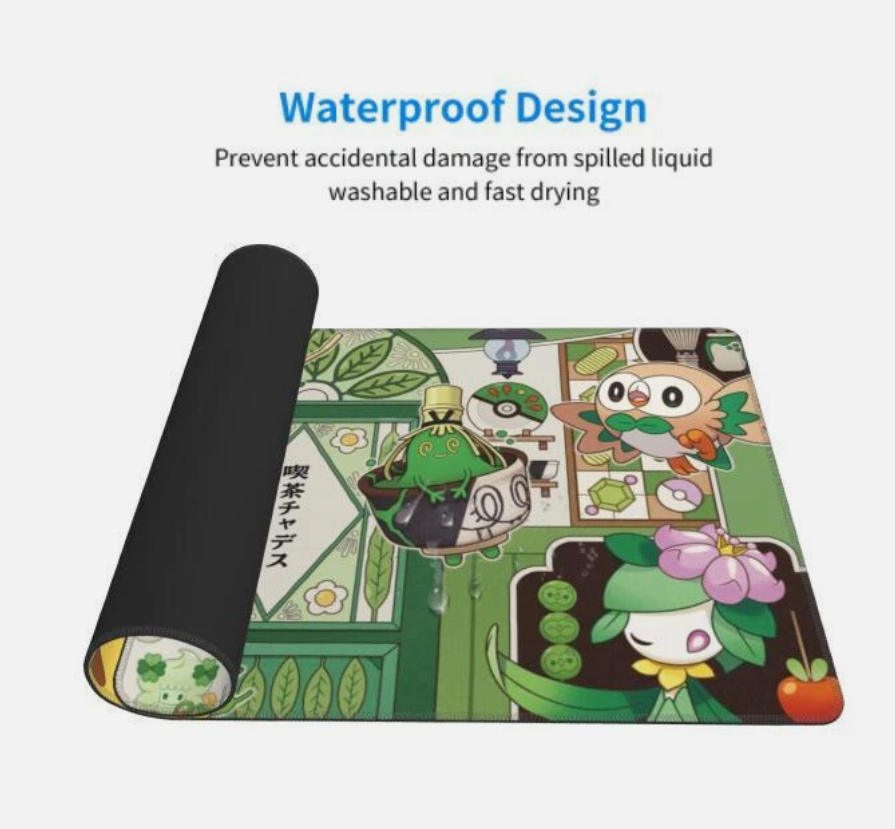 Board Card Game Pokemon Rowlet 2169 Gaming Mouse Pad PTCG CCG MTG Play Mat