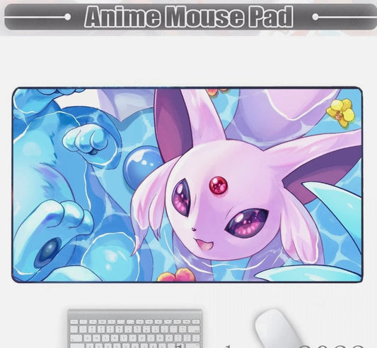 Board Card Game Pokemon Espeon Gaming Mouse Pad PTCG CCG MTG Play Mat, Choose Size