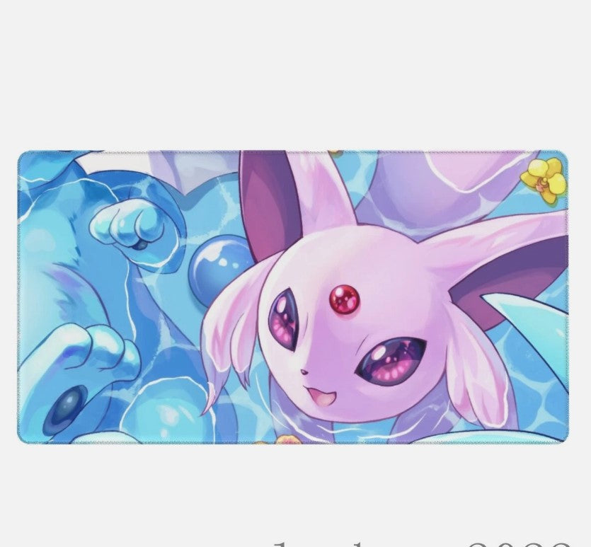 Board Card Game Pokemon Espeon Gaming Mouse Pad PTCG CCG MTG Play Mat, Choose Size