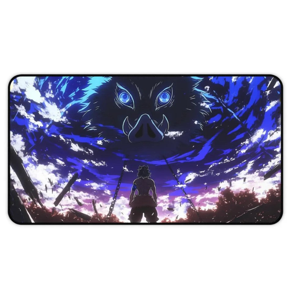 Anime Demon Slayer Inosuke Desk Mat, Mouse Pad, Choose Size