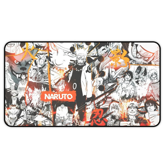 Naruto Anime Desk Mat, Mouse Pad, Manga Panel, Choose Size