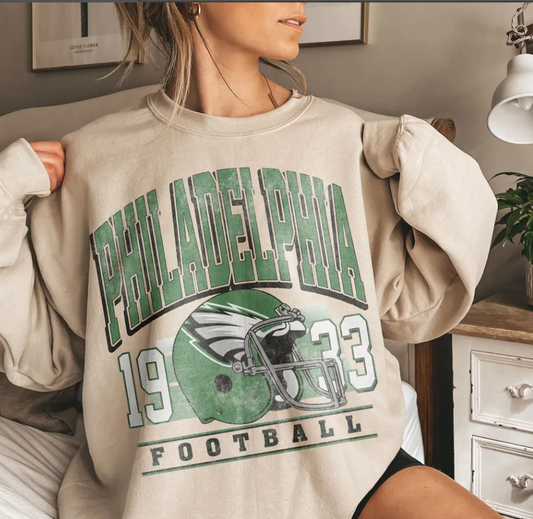 Vintage 90s Style Philadelphia Football Shirt, The Birds Game Day T Shirt, Sundays Are For The Birds Football Season Gift For Fans