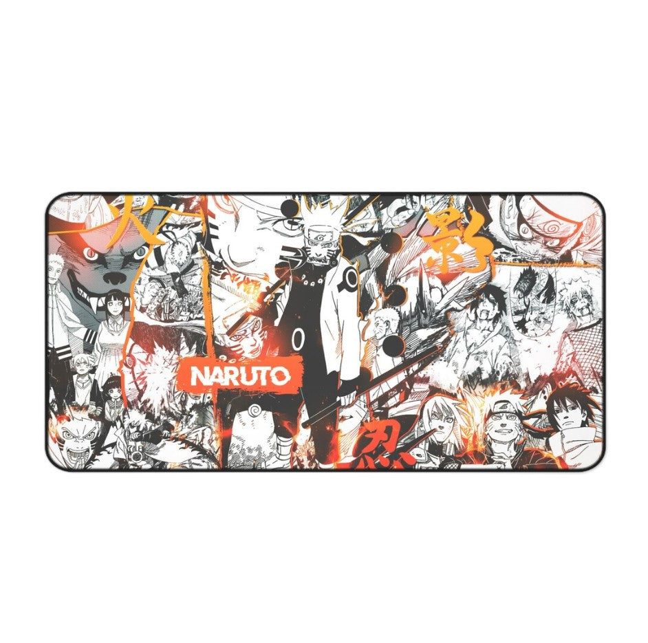 Naruto Anime Desk Mat, Mouse Pad, Manga Panel, Choose Size