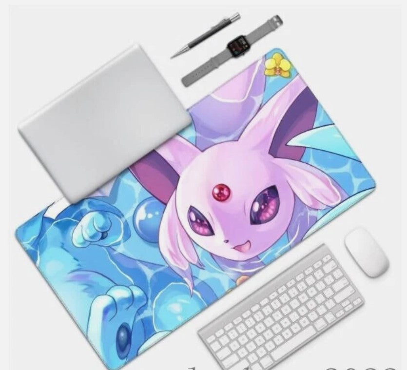 Board Card Game Pokemon Espeon Gaming Mouse Pad PTCG CCG MTG Play Mat, Choose Size
