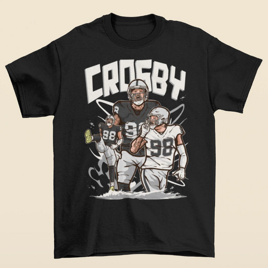 Maxx Crosby Cartoon Style Las Vegas Football T-Shirt