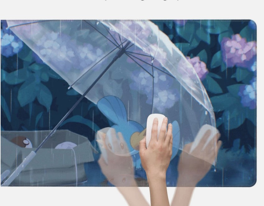 Board Card Game Pokemon Mudkip Gaming Mouse Pad PTCG CCG MTG Play Mat, Choose Size