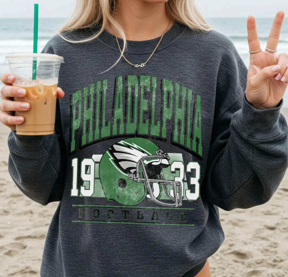 Vintage 90s Style Philadelphia Football Shirt, The Birds Game Day T Shirt, Sundays Are For The Birds Football Season Gift For Fans