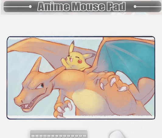 Board Card Game Pokemon Charizard Gaming Mouse Pad PTCG CCG MTG Play Mat, Choose Size