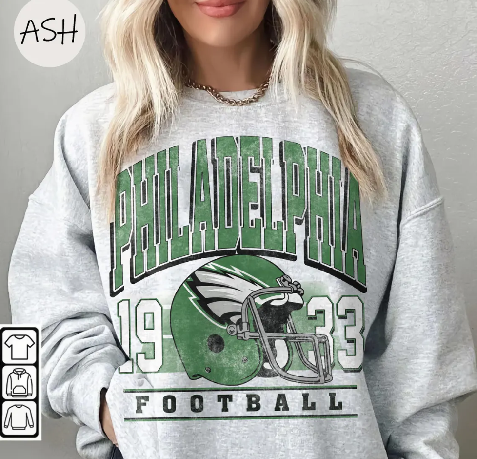 Vintage 90s Style Philadelphia Football Shirt, The Birds Game Day T Shirt, Sundays Are For The Birds Football Season Gift For Fans