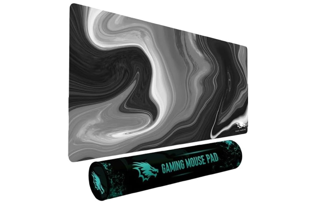 YASA GAME Extended Large Gaming Mouse Pad XXL & XXXL Full Desk ART style & Mousepad Non-Slip Rubber Base Big Keyboard Mat with Stitched Edges for Gaming