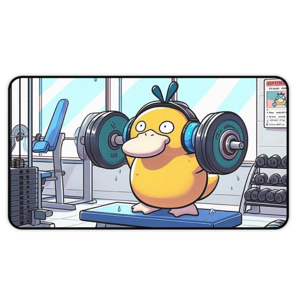 Pokemon Psyduckk Desk Mat, Mouse Pad, Anime, Cute, Lofi, Gamer Gift, Collection, Choose Size