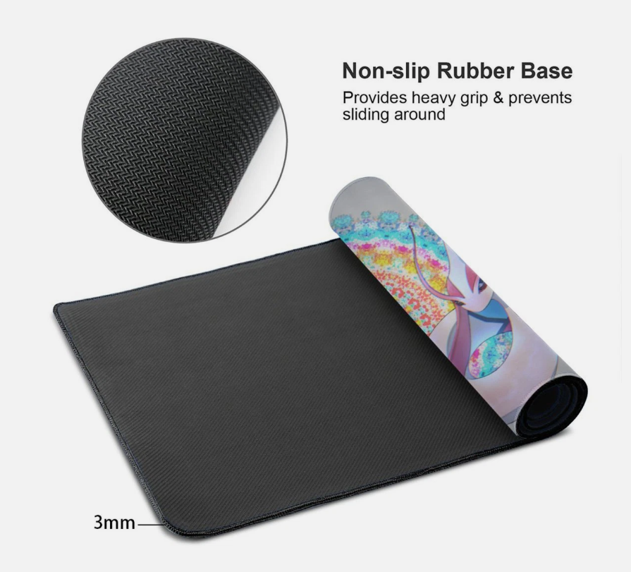 Board Card Game Pokemon Milotic Mouse Pad PTCG CCG MTG HD Play Mat