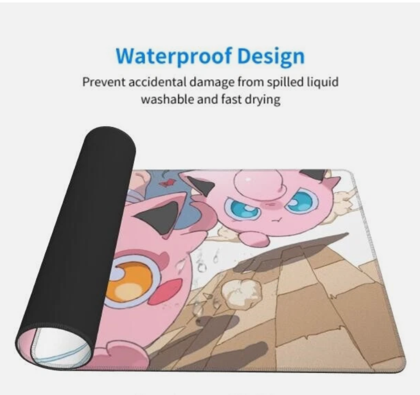 Board Card Game Pokemon Jigglypuff 2042 Gaming Mouse Pad PTCG CCG MTG Play Mat
