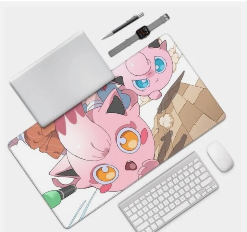 Board Card Game Pokemon Jigglypuff 2042 Gaming Mouse Pad PTCG CCG MTG Play Mat