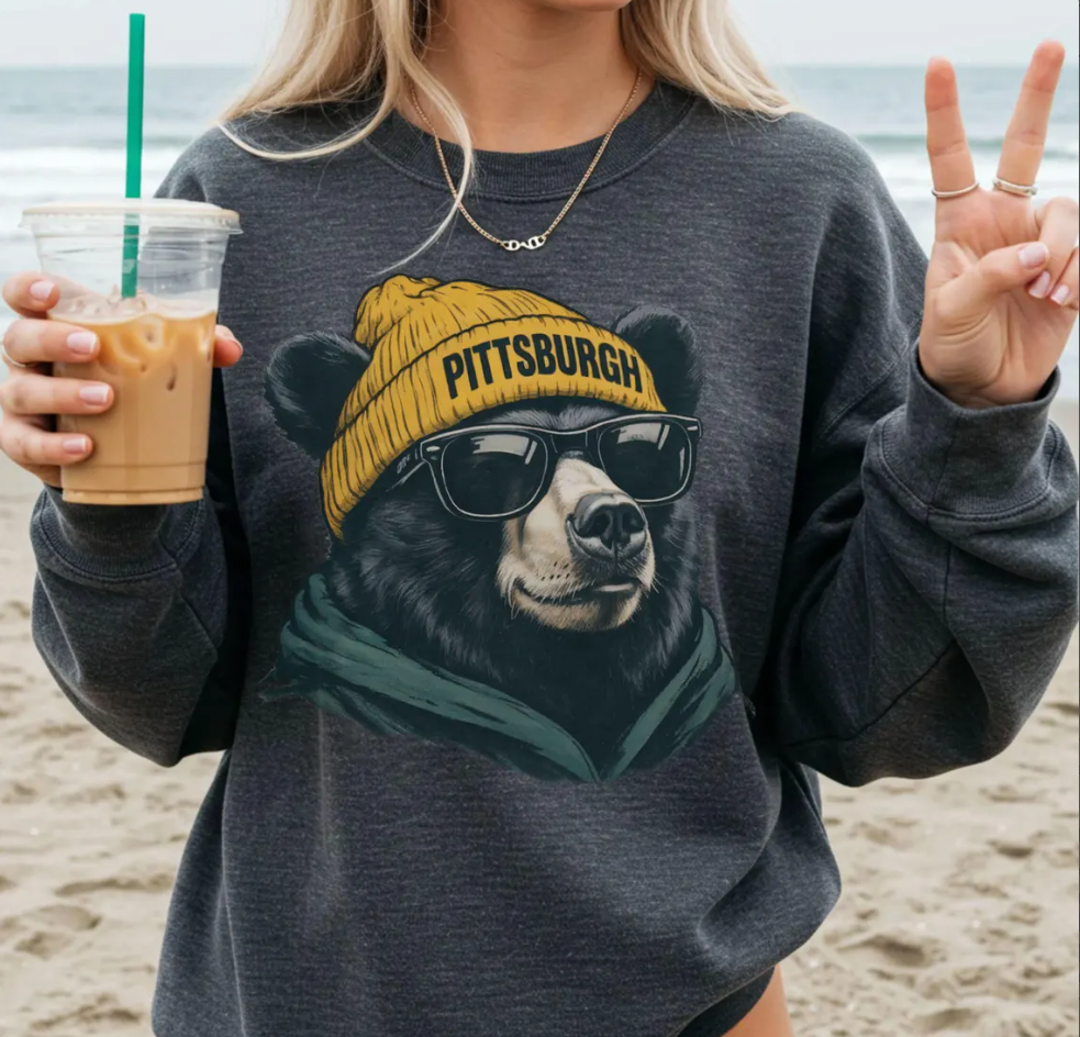 Vintage 90s Pittsburgh Football Comfort Colors T-Shirt, Mascot Unisex Pittsburgh Shirt, Retro Steelers Football Tee, Mascot Pittsburgh Tee