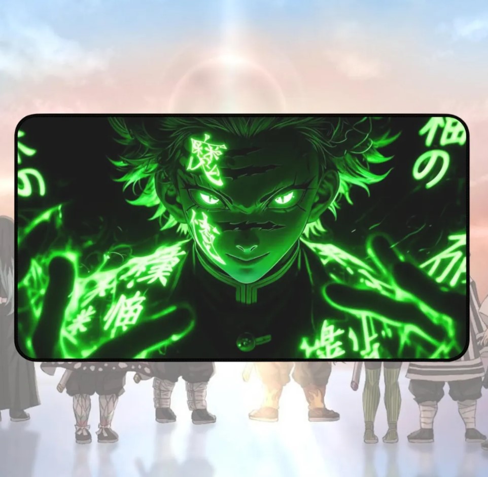 Anime Demon Slayer Shinazugawa Desk Mat, Mouse Pad, Choose Size