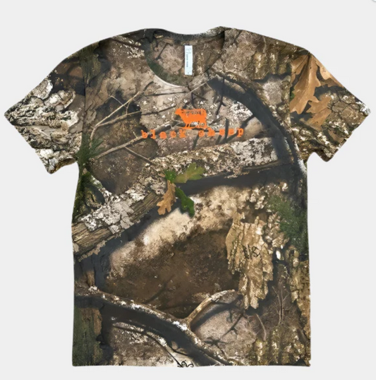 Black Sheep OG Logo T-shirt Realtree Camo - Hunter Orange