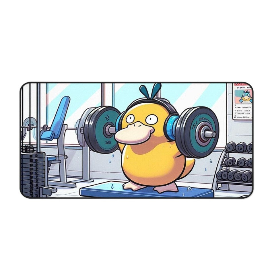 Pokemon Psyduckk Desk Mat, Mouse Pad, Anime, Cute, Lofi, Gamer Gift, Collection, Choose Size
