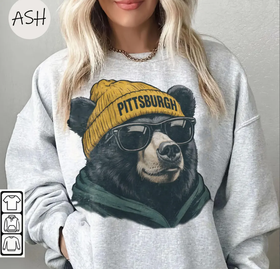 Vintage 90s Pittsburgh Football Comfort Colors T-Shirt, Mascot Unisex Pittsburgh Shirt, Retro Steelers Football Tee, Mascot Pittsburgh Tee