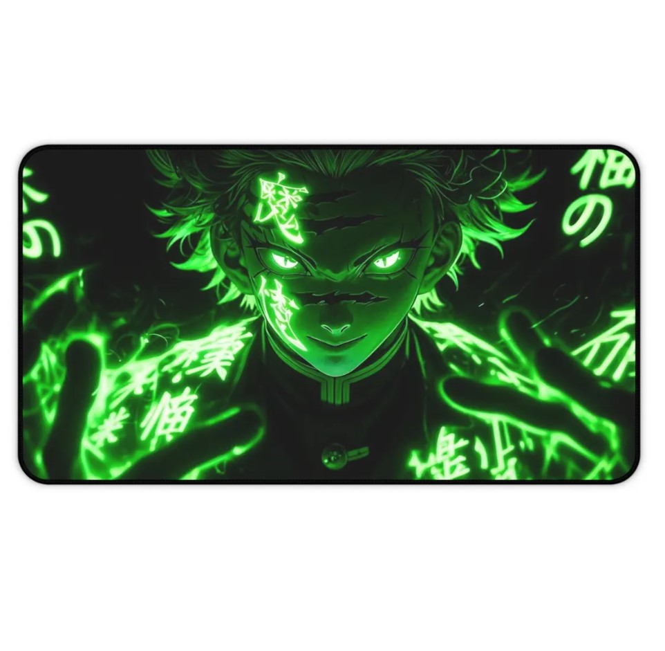 Anime Demon Slayer Shinazugawa Desk Mat, Mouse Pad, Choose Size