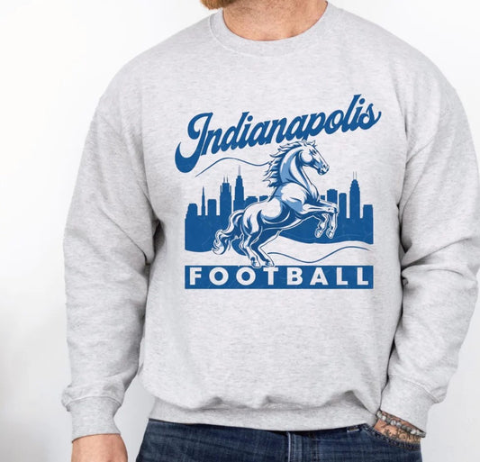 Indianapolis Football Sweatshirt - Unisex Football Crewneck for Colts Fans - Colts Sweatshirt - Mens Sweatshirt - Womens Sweatshirt