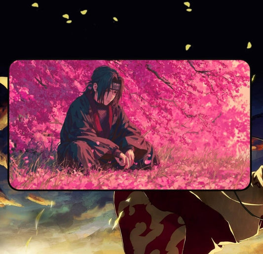 Anime Naruto Akatsuki Itachi Desk Mat, Mouse Pad, Gamer Gift, Anime Fan, Choose Size