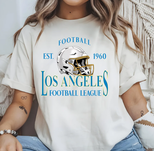 Los Angeles Football T-Shirt, LA Chargers Sweatshirt, Est 1960, Graphic Tee, Vintage Chargers Apparel, Gift For Fan