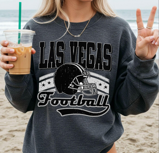 Vintage 90s Style Las Vegas Football Sweatshirt, Trendy Las Vegas Football Fan Gift, Las Vegas Game Day Shirt Las Vegas Shirt Game Day Shirt