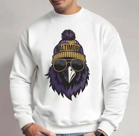 Vintage Baltimore Football Sweatshirt, Baltimore Maryland Crewneck, Game Day Pullover, Football Sunday Hoodie, Baltimore Fan Sweater