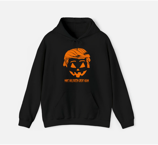 Trumpkin Make Halloween Great Again Graphic Hoodie,