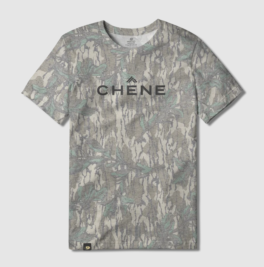 Washed Out Camo Logo Tee