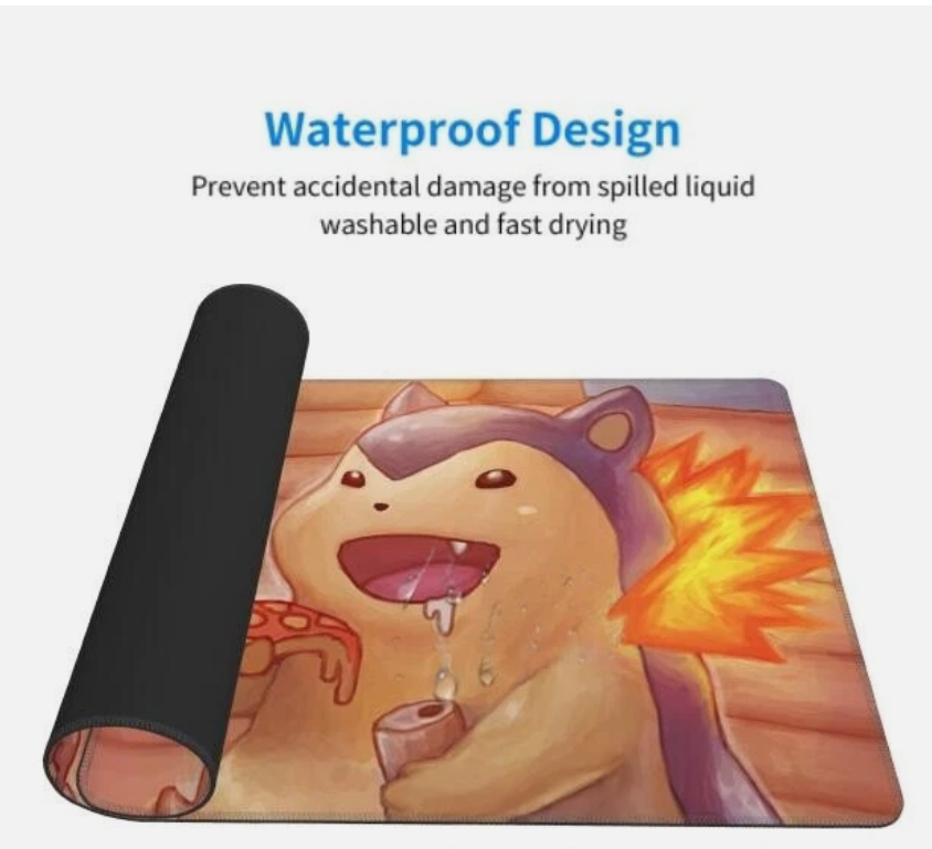Board Card Game Pokemon Typhlosion 2502 Gaming Mouse Pad PTCG CCG MTG Play Mat