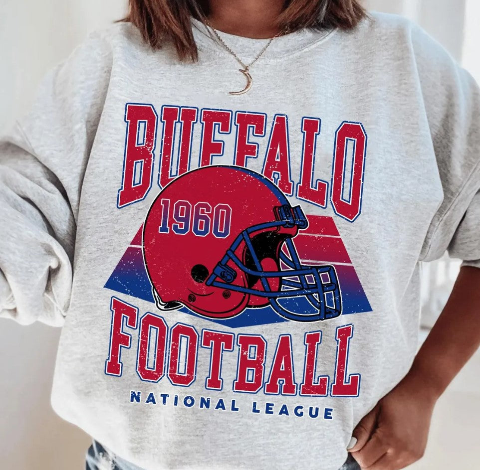 Vintage Buffalo Football png, Buffalo Football Sublimination, Buffalo Football Design