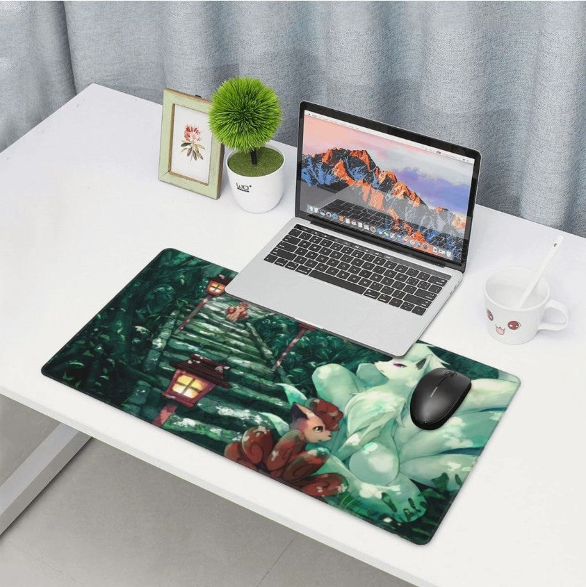 Board Card Game Pokemon Ninetales Mouse Pad PTCG CCG MTG Play Mat, Choose Size