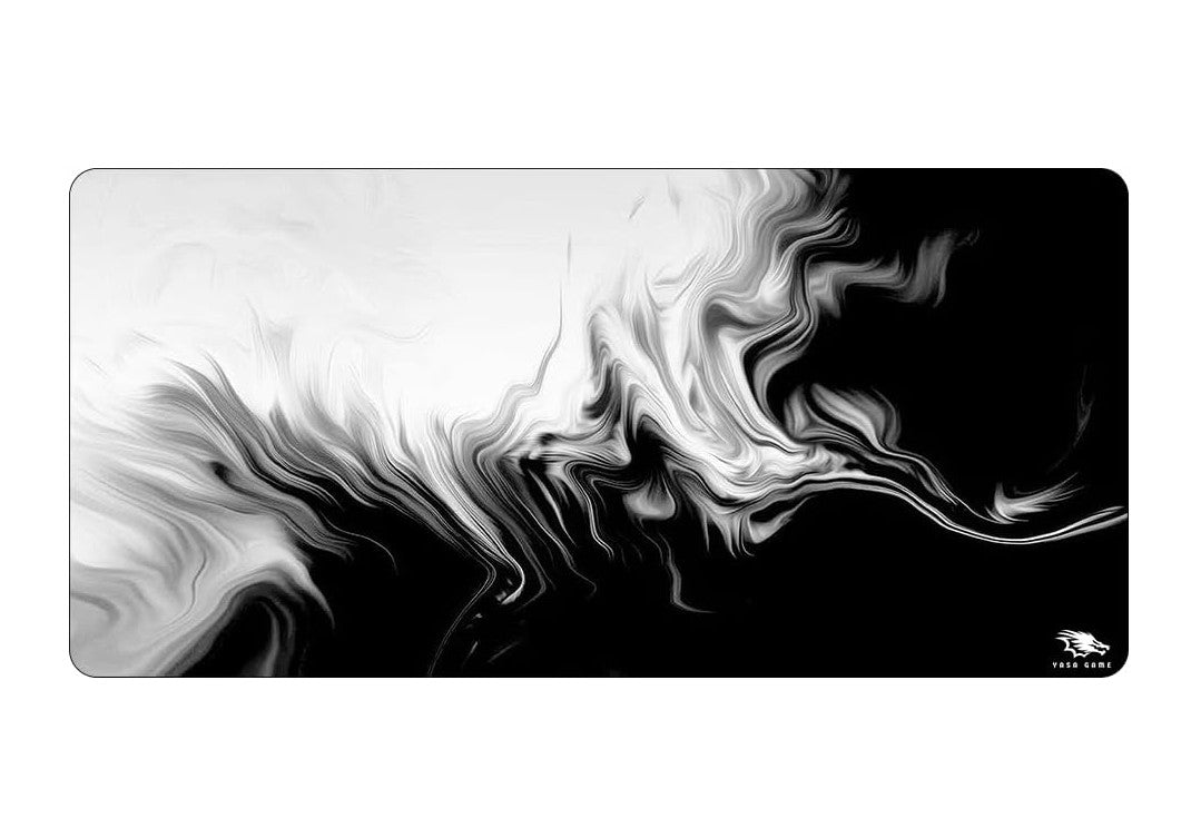 YASA GAME Extended Large Gaming Mouse Pad XXL & XXXL Full Desk ART style & Mousepad Non-Slip Rubber Base Big Keyboard Mat with Stitched Edges for Gaming