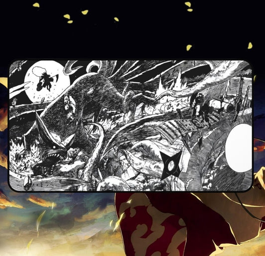 Anime Naruto Madara x Hashirama Desk Mat, Mouse Pad, Gamer Gift, Anime Fan, Choose Size