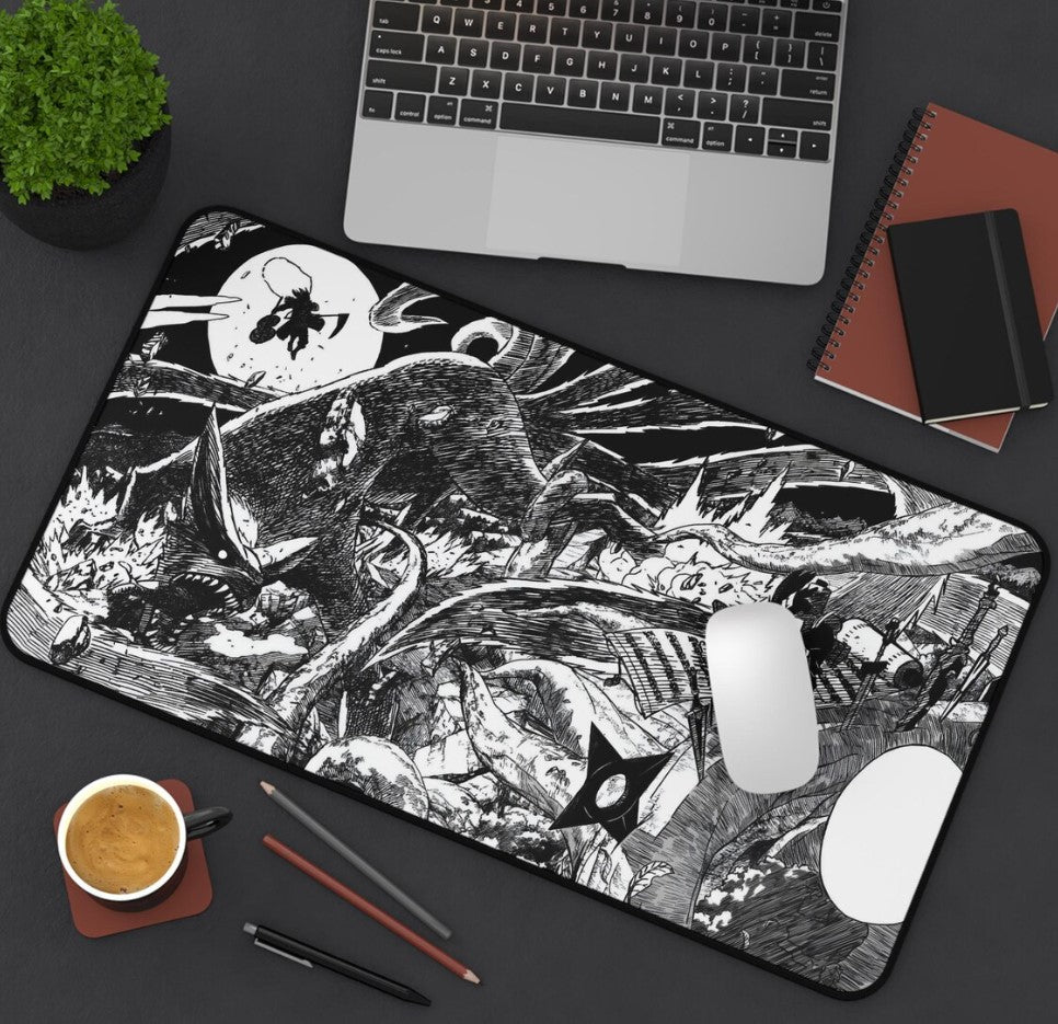 Anime Naruto Madara x Hashirama Desk Mat, Mouse Pad, Gamer Gift, Anime Fan, Choose Size