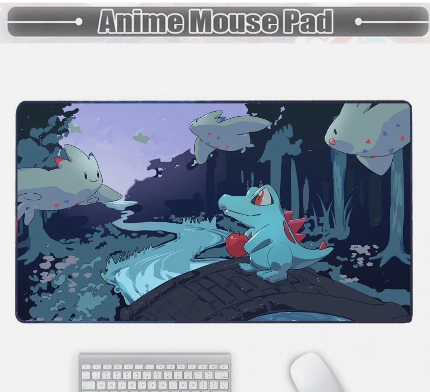 Board Card Game Pokemon Totodile 2704 Gaming Mouse Pad PTCG CCG MTG Play Mat