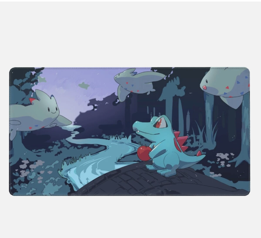 Board Card Game Pokemon Totodile 2704 Gaming Mouse Pad PTCG CCG MTG Play Mat