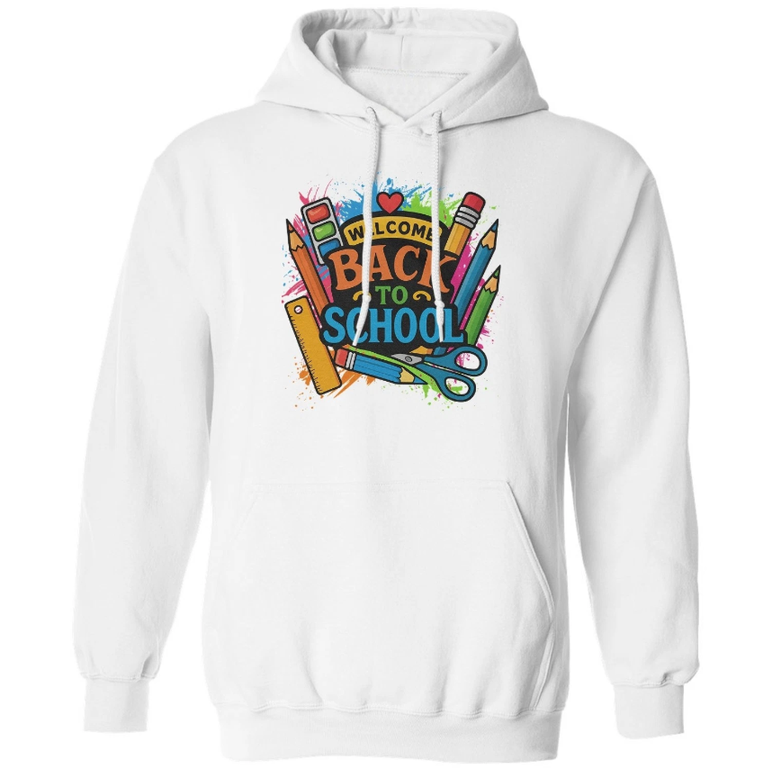 Welcome Back to School - First Day of School Teachers Unisex Hooded Sweatshirt