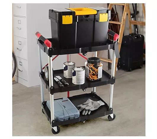 Stalwart Collapsible Cart - Portable and Lightw eight