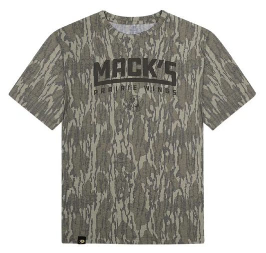 New!Mack's Prairie Wing's Heavyweight Washed Out Camo Short-Sleeve T-Shirt for Men