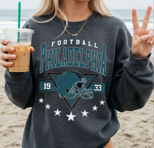 Vintage 90s Style Philadelphia Football Shirt, The Birds Game Day T Shirt, Sundays Are For The Birds Football Season Gift For Fans