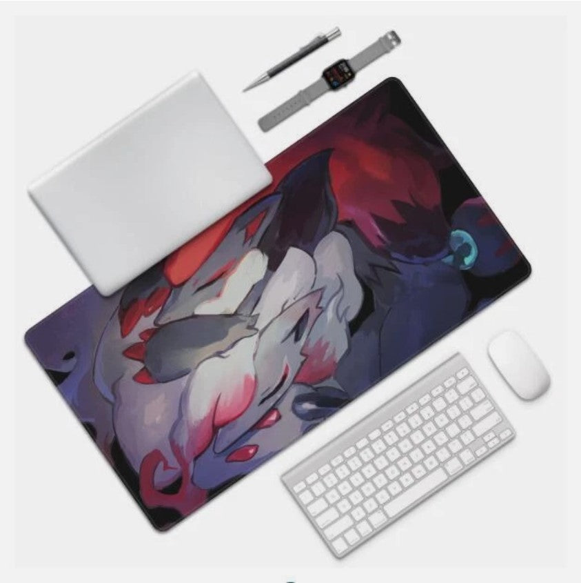 Board Card Game Pokemon Zoroark Gaming Mouse Pad PTCG CCG MTG Play Mat, Choose Size
