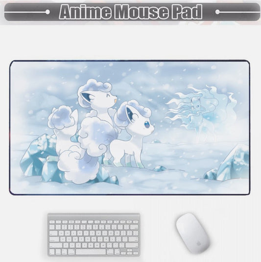 Board Card Game Pokemon Alolan Vulpix Mouse Pad PTCG CCG MTG Games Play Mat, Choose Size